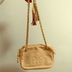Tory Burch nude pink bag